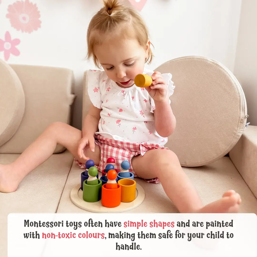 Additionally, wooden Montessori toys are unique because they are helpful for learning and growth, not just for entertainment.
