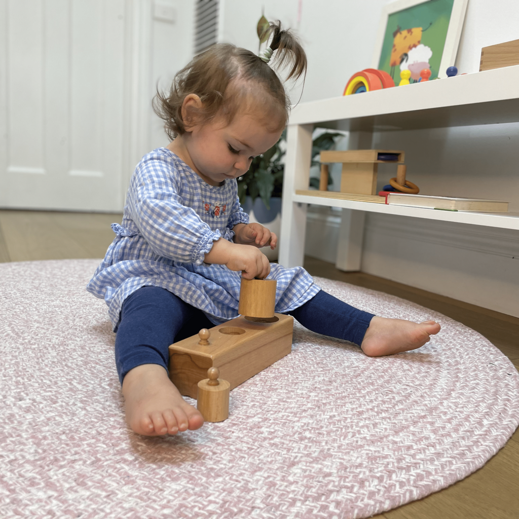 Gross Motor Skills Building with the Cylinder Block Puzzle