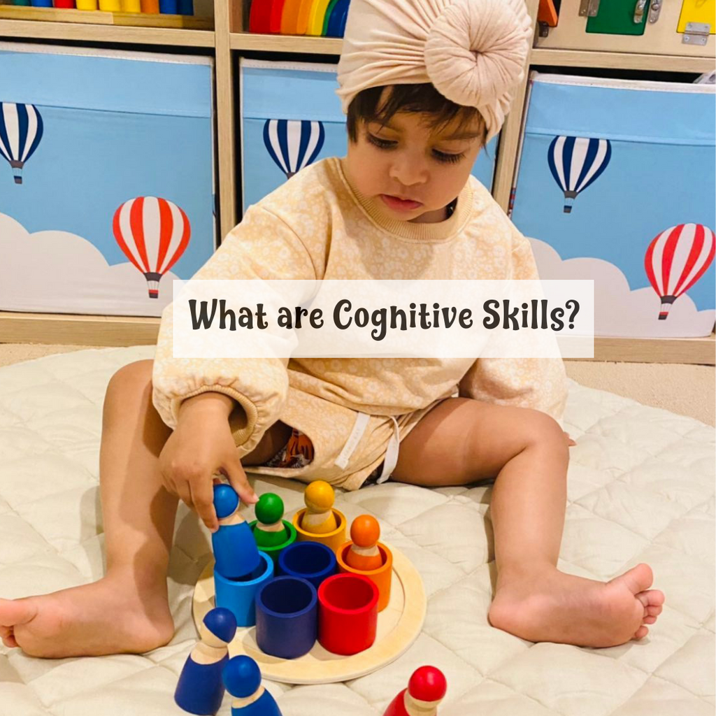 Child Engaged in Cognitive Development Skill Activity